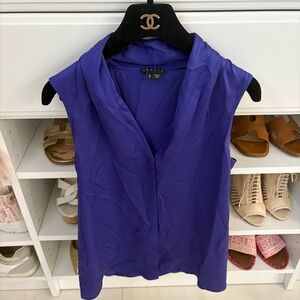 Theory Purple Sleeveless Top